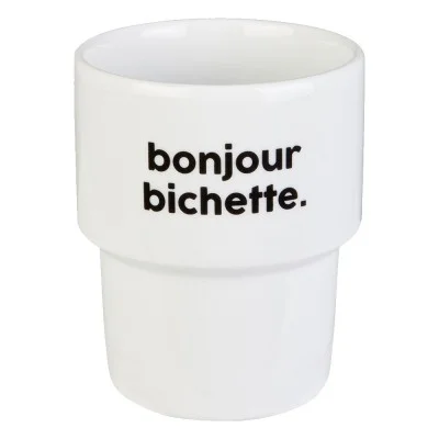 Mug bonjour bichette Felicie Aussi Paris - Maison James Close à Antibes