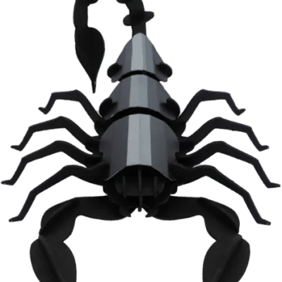 Insecte Scorpion en papier à assembler Assembli - Maison James Close à Antibes