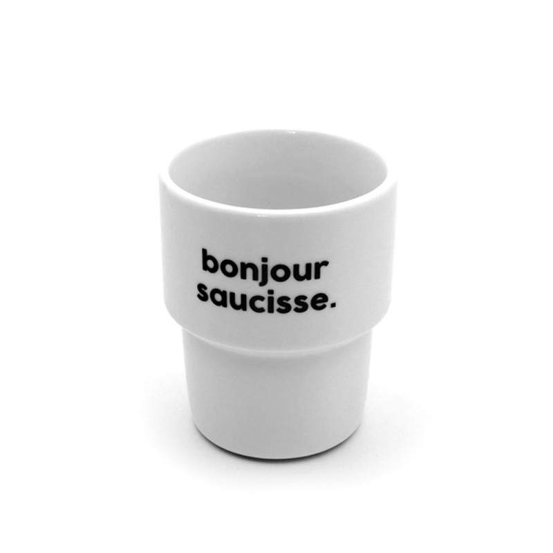Mug Bonjour Saucisse Felicie Aussi Paris - Maison James Close à Antibes Mug Bonjour Saucisse Felicie Aussi Paris - Maison James Close à Antibes