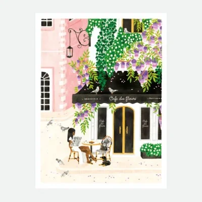 Affiche Paris All The Ways To Say - Maison James Close à Antibes