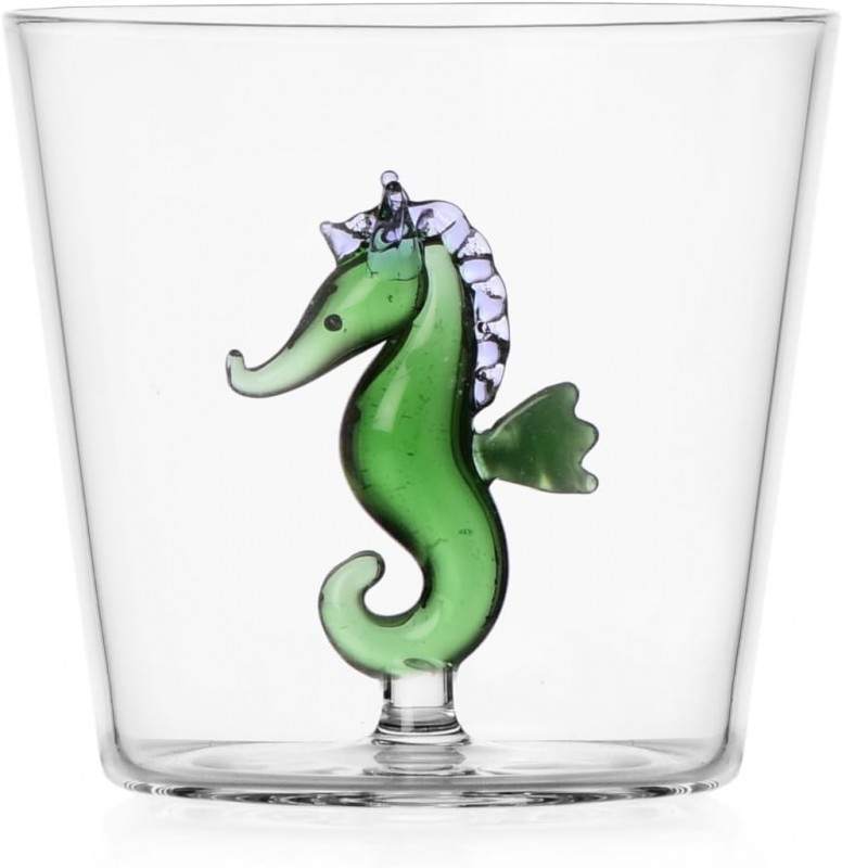Verre Hippocampe vert Ichendorf Milano - Maison James Close à Antibes