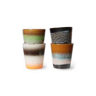 Set 4 tasses à expresso en céramique ACE7175 HK LIVING - Maison James Close à Antibes