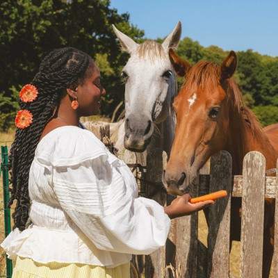 Pince à cheveux Dahlia Coucou Suzette - Maison James Close à Antibes