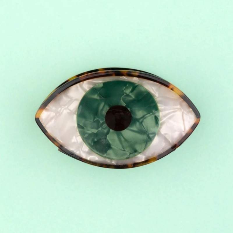 Pince à cheveux Oeil vert Coucou Suzette - Maison James Close à Antibes