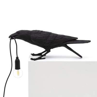 cable et transfo corbeau noir seletti X2 - Maison James Close &agrave; Antibes
